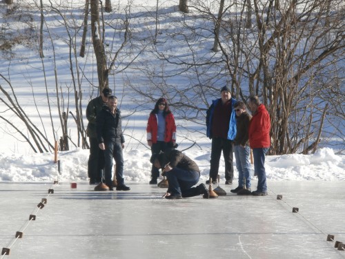 Eisstockschießen 2015